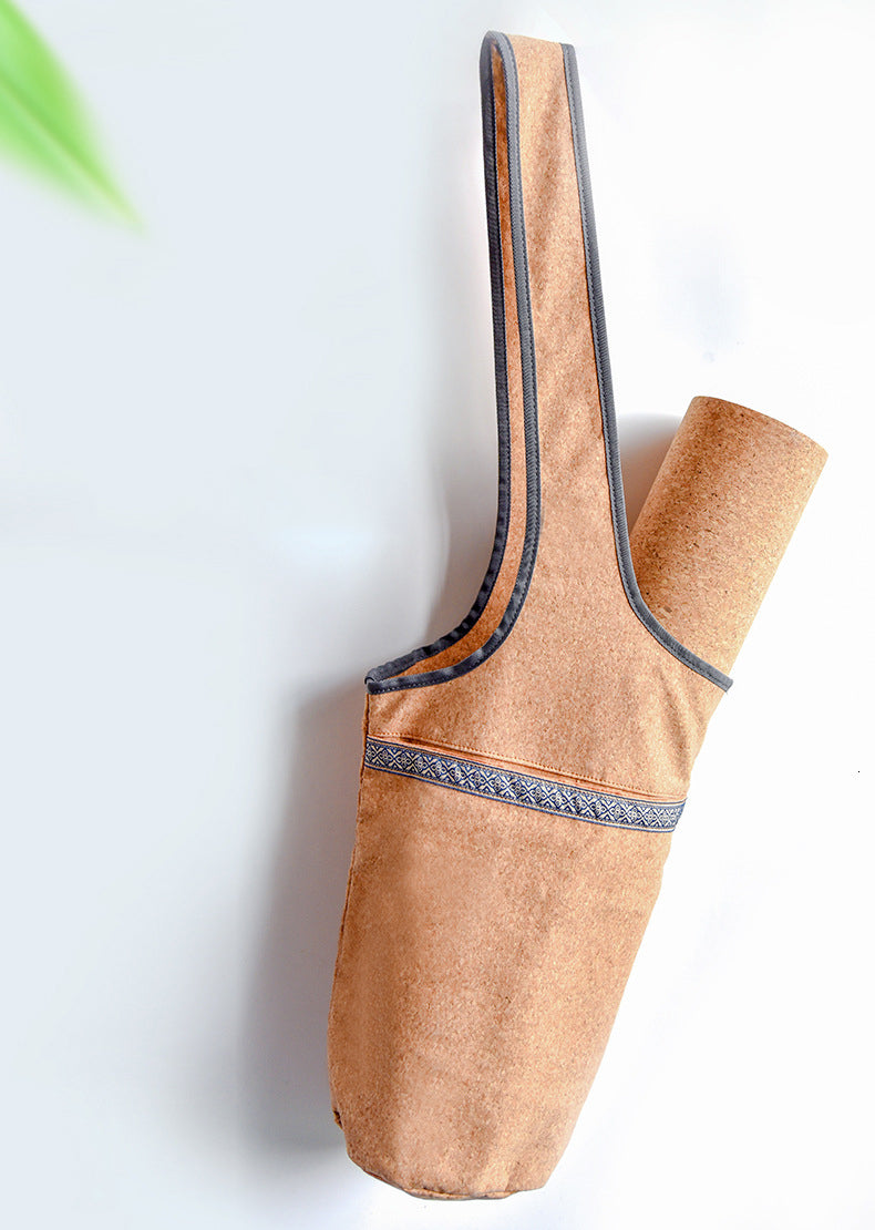 SamadhiYogi - Eco-Friendly Cork Yoga Bag - Happygadgetplaza2023