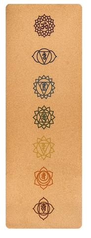 SamadhiYogi Chakra Harmony: 7-Color Cork Yoga Mat for Balance and Peace - Happygadgetplaza2023